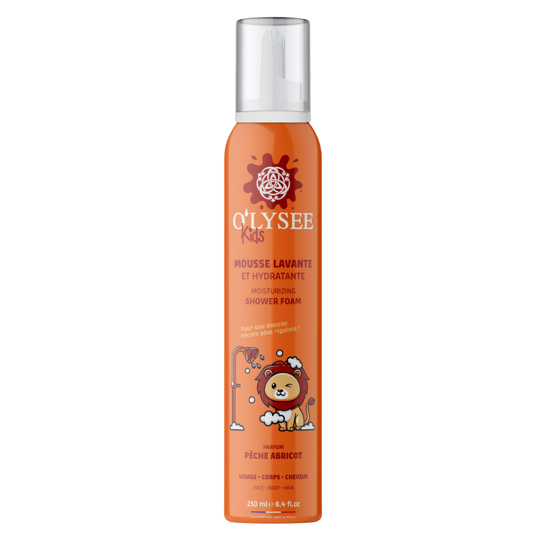 Mousse lavante hydratante 3 en 1 Pêche Abricot 250ml
