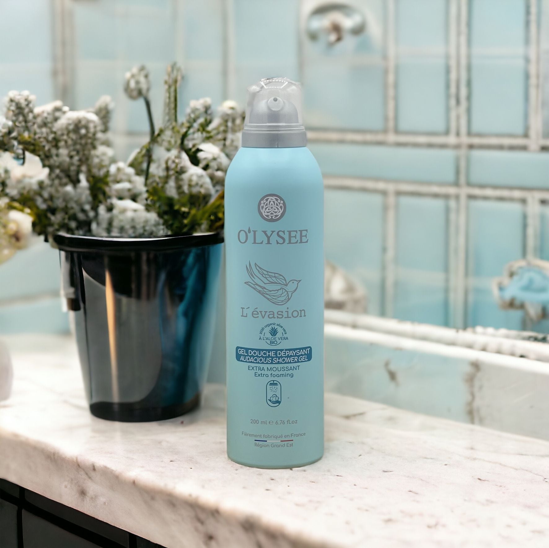 Extra-foaming shower gel L'Évasion 200ml