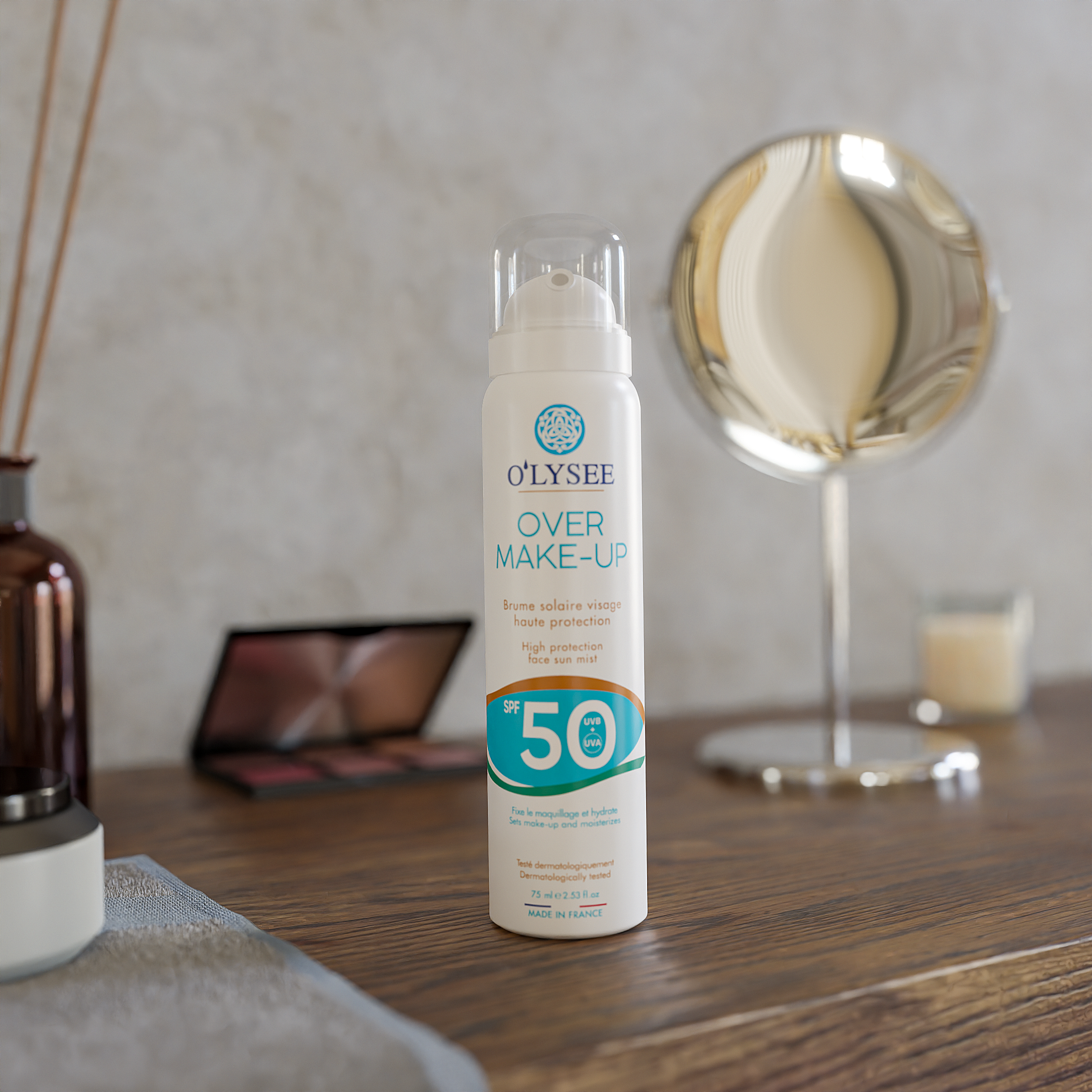 Overmakeup solaire SPF 50+
