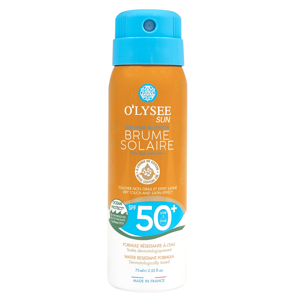 3 Sprays Solaires Hella Mietonen SPF50 - Volume 200ml, Protection UVA, Fabriqué En France